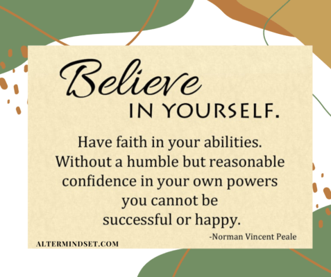 believe in yourself