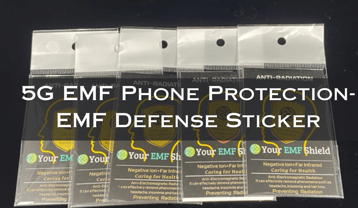 5G EMF Phone Protection- EMF Defense Sticker