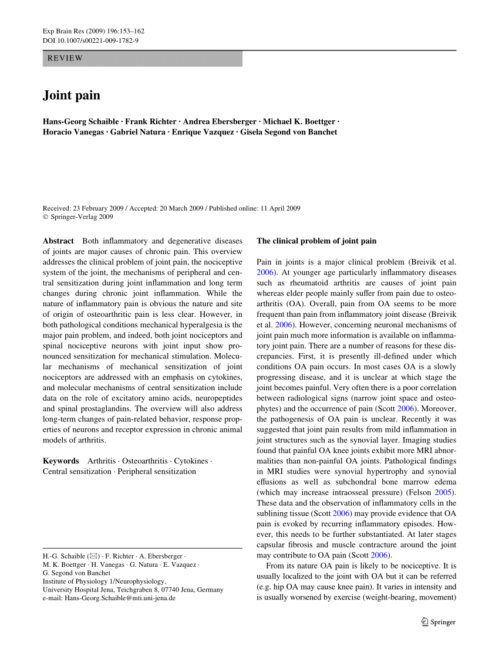 Joint Pain Review